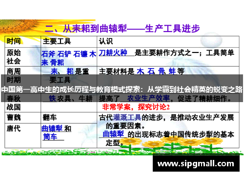 中国第一高中生的成长历程与教育模式探索：从学霸到社会精英的蜕变之路